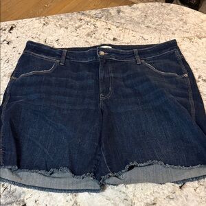 Maurices Indigo Denim Bermuda Shorts